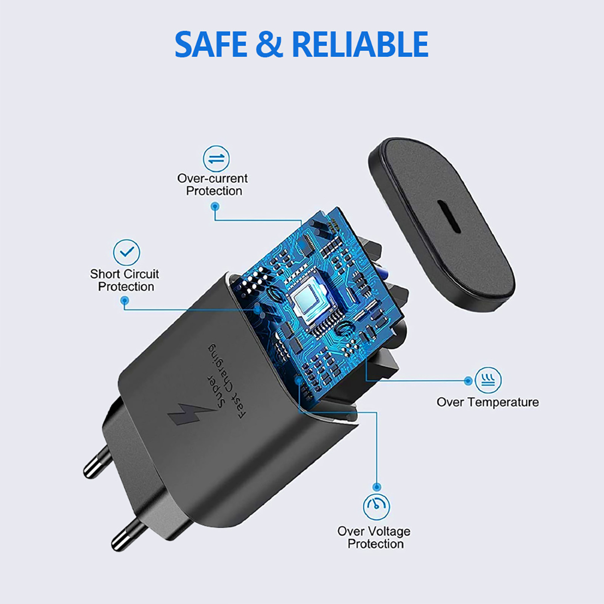 三星25W欧规充电器04